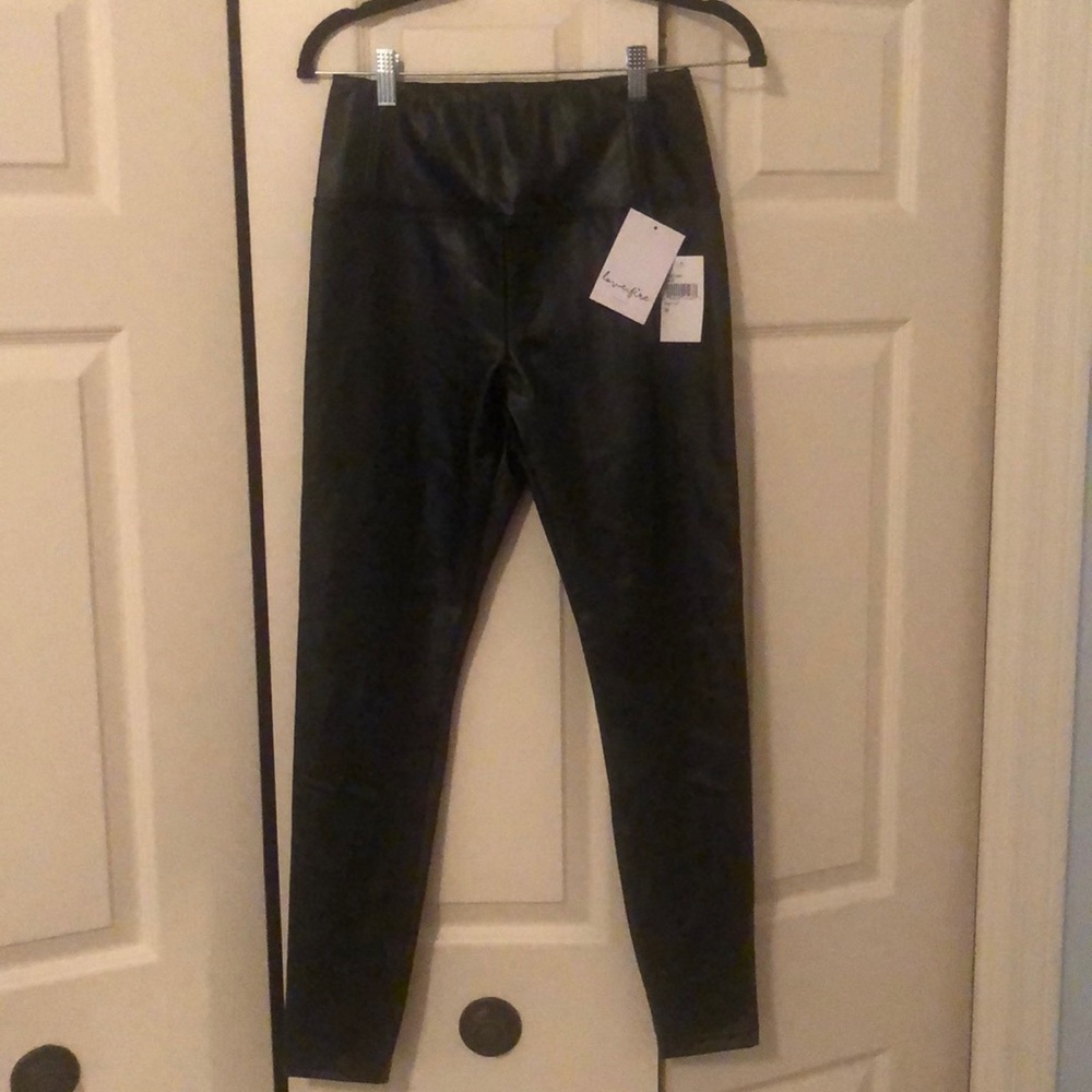 NWT Faux leather leggings